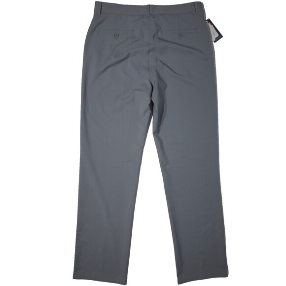 NWT Roundtree & Yorke Performance Stewart Classic Fit Flat Front Pants Men 34x34 - Picture 3 of 8